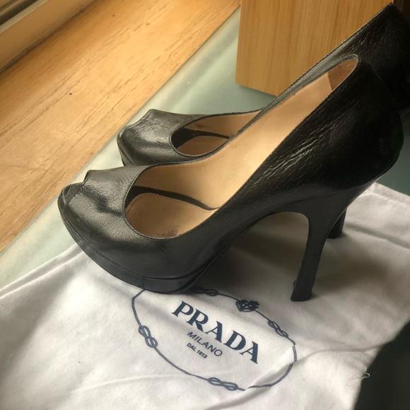 Prada Peep Toe Pumps - Picture 2 of 3